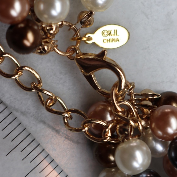 NEW! KENNETH JAY LANE 5-Strand Pearl Necklace - Picture 16 of 16